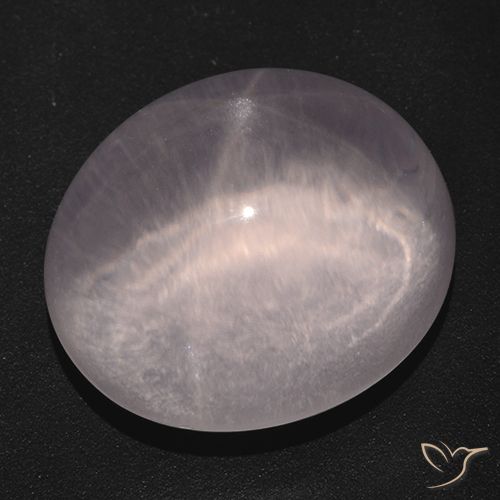 42.56ct Natural Rosado coral Cuarzo Rosa Estrella, Ovalada, Transparente, Photo A