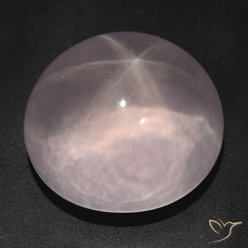 73.83ct Natural Rosado coral Cuarzo Rosa Estrella, Ovalada, Transparente, Photo A
