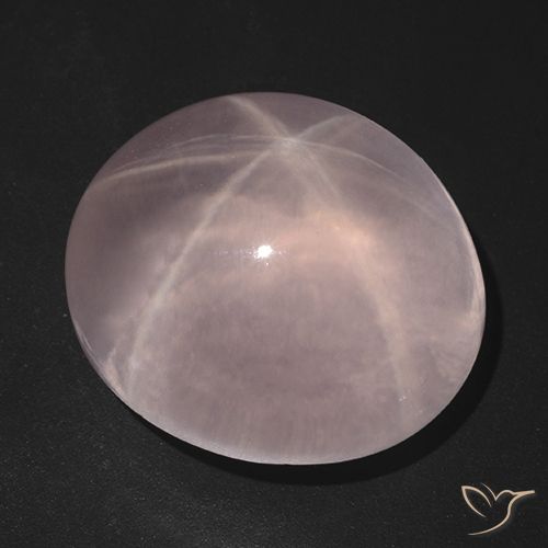 113.52ct Natural Rosado coral claro Cuarzo Rosa Estrella, Ovalada, Transparente, Photo A