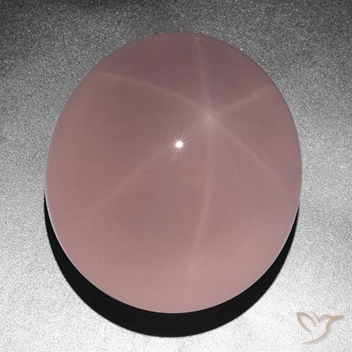263.05ct Natural Rosa rosado Cuarzo Rosa Estrella, Ovalada, Translúcido, Photo A