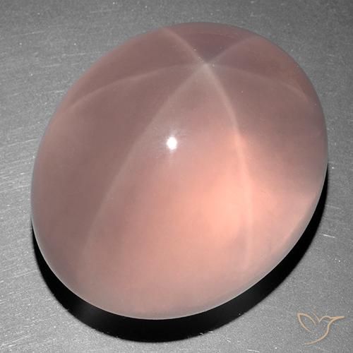 254.67ct Natural Rosado medio Cuarzo Rosa Estrella, Ovalada, Transparente, Photo A