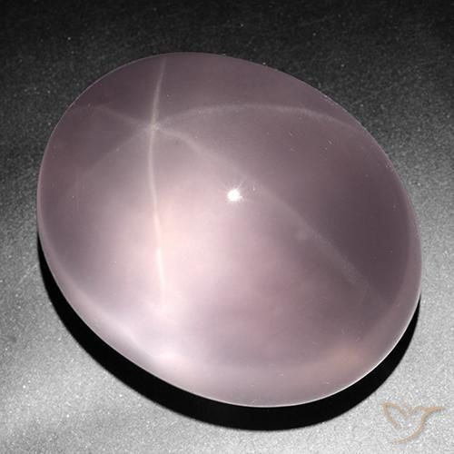 Cuarzo Rosa Estrella Rosa rosado natural de 430.86 ct, Corte Óvalo, Transparente
