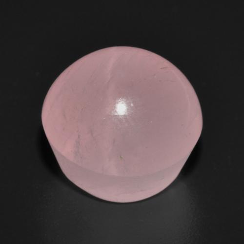 Cuarzo Rosa Estrella Rosado vívido natural de 12.19 ct, Corte Redondo, Translúcido