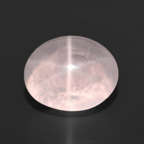 Cuarzo Rosa Estrella Rosado coral natural de 6.86 ct, Corte Óvalo, Transparente