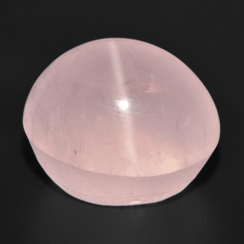 Cuarzo Rosa Estrella Rosado coral natural de 38.87 ct, Corte Óvalo, Translúcido