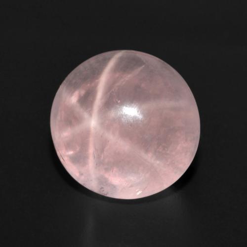 Cuarzo rosa estrella rosa natural de 7,29 ct, corte óvalo, translúcido