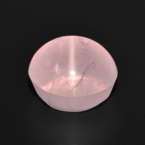 Cuarzo rosa estrella rosa natural de 7,29 ct, corte óvalo, translúcido