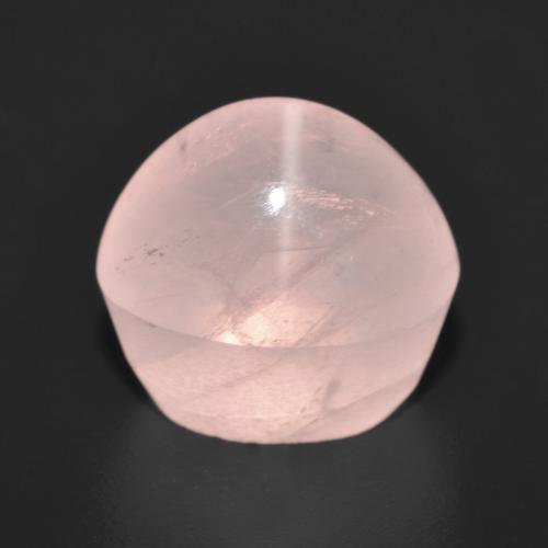 Cuarzo rosa estrella rosa natural de 10,60 ct, corte óvalo, translúcido