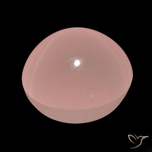 Cuarzo rosa estrella Rosado azulado natural de 129.84 ct, Ovalada, Translúcido