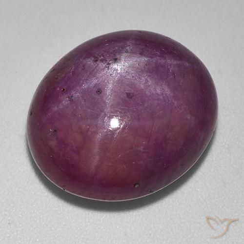 19.19ct Natural Rojo vino rubí estrella, Ovalada, Opaco