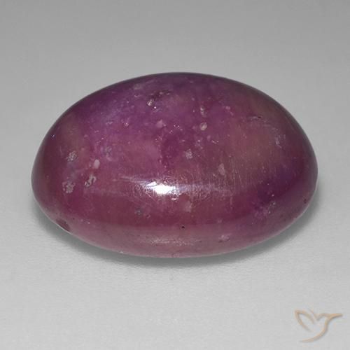 rubí estrella Rojo vino natural de 22.94 ct, Ovalada, Opaco