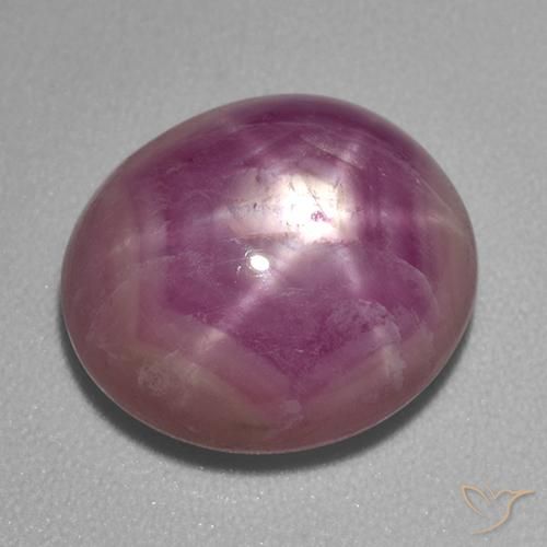 rubí estrella Sangría intenso natural de 8.07 ct, Ovalada, Opaco