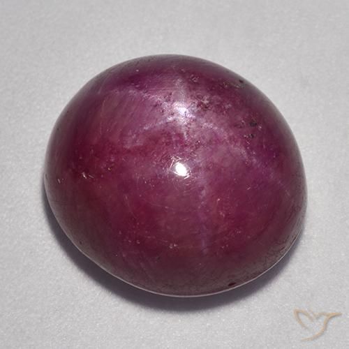 16.58ct Natural Rojo frambuesa rubí estrella, Ovalada, Opaco