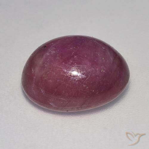 rubí estrella Púrpura rojizo natural de 9.58 ct, Ovalada, Opaco