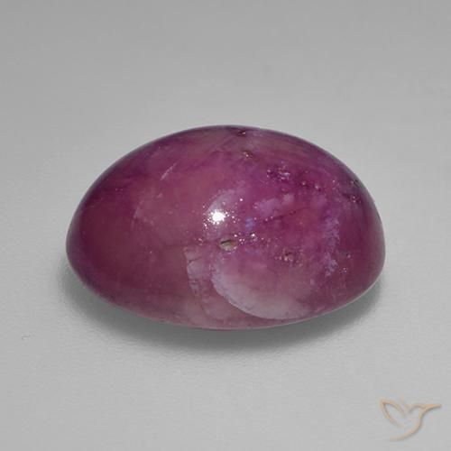 rubí estrella Púrpura rojizo natural de 13.24 ct, Ovalada, Opaco