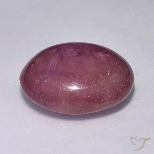 rubí estrella Púrpura rojizo natural de 10.31 ct, Ovalada, Opaco