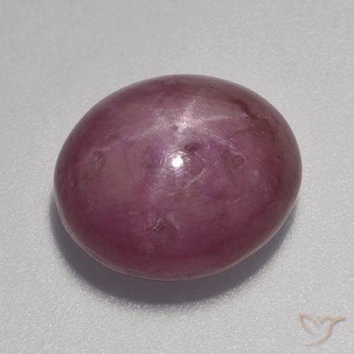 9.23ct Natural Rojo medio rubí estrella, Ovalada, Opaco