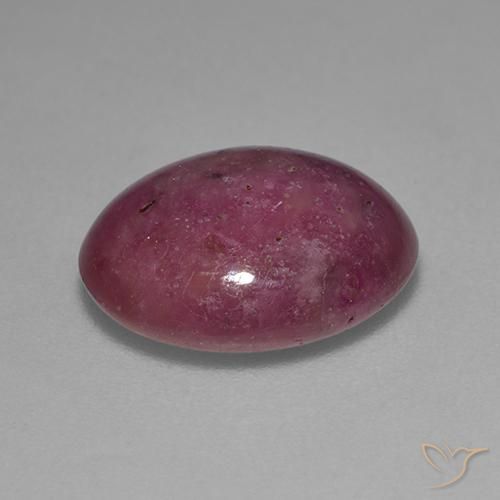 rubí estrella Púrpura rojizo natural de 6.26 ct, Ovalada, Opaco