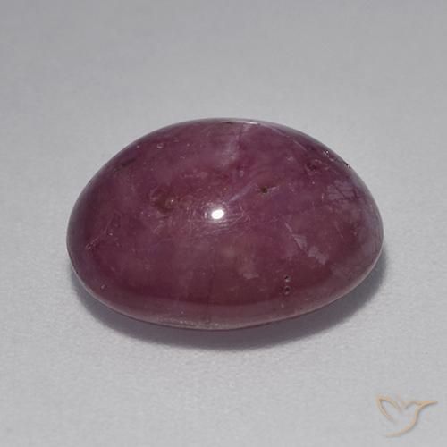 rubí estrella Púrpura rojizo natural de 7.78 ct, Ovalada, Opaco