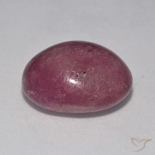 rubí estrella Púrpura ciruela natural de 10.86 ct, Ovalada, Opaco