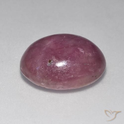 rubí estrella Púrpura ciruela natural de 9.03 ct, Ovalada, Opaco