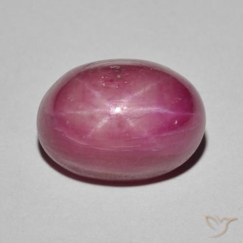 9.59ct Natural Rojo rosado rubí estrella, Ovalada, Opaco