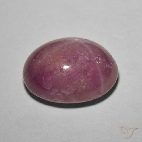 rubí estrella Púrpura rojizo natural de 8.61 ct, Ovalada, Opaco