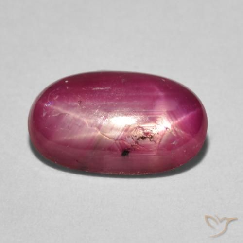 2.94ct Natural Carmesí intenso rubí estrella, Ovalada, Opaco