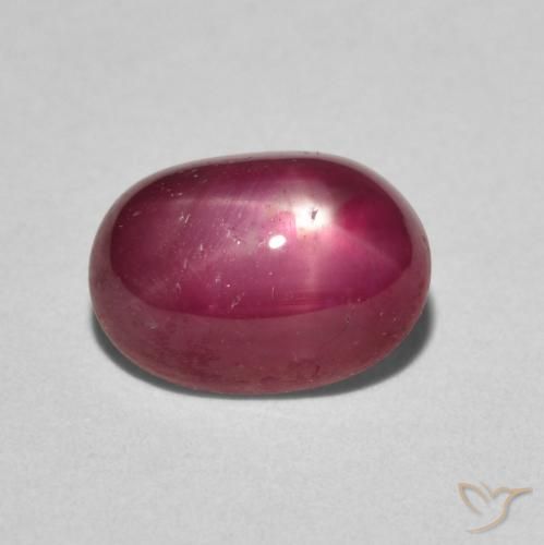 3.19ct Natural Rojo mermelada rubí estrella, Ovalada, Opaco