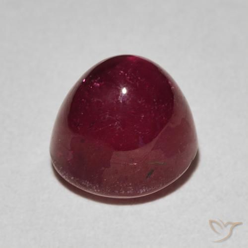 rubí estrella Rojo medio natural de 4.13 ct, Ovalada, Opaco