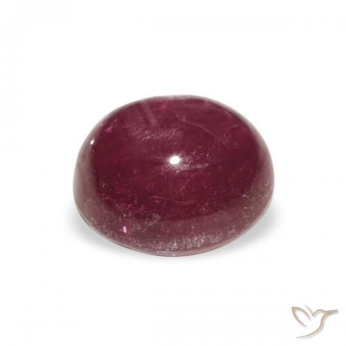 rubí estrella Púrpura rosado natural de 2.81 ct, Ovalada, Opaco