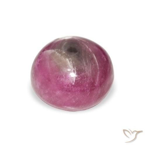 rubí estrella Magenta natural de 6.08 ct, Redondo, Opaco