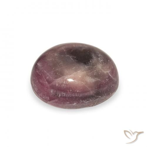 rubí estrella Medium Dark-Purple natural de 4.41 ct, Ovalada, Opaco