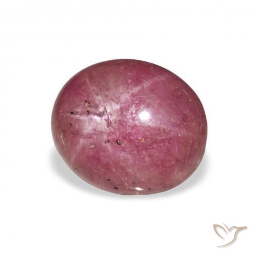 rubí estrella Magenta natural de 6.23 ct, Ovalada, Opaco