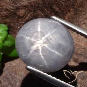 Zafiro estrella Verde claro natural de 9.39 ct, Ovalada, Opaco