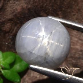 Zafiro estrella Verde claro natural de 5.35 ct, Ovalada, Opaco