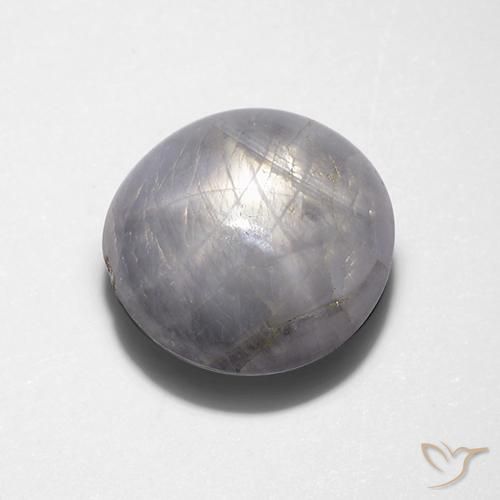 Zafiro estrella Verde claro natural de 7.88 ct, Ovalada, Opaco