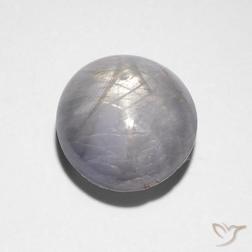 Zafiro estrella Verde claro natural de 7.88 ct, Ovalada, Opaco