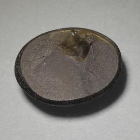 Zafiro estrella Negro natural de 2.25 ct, Corte Óvalo, Opaco