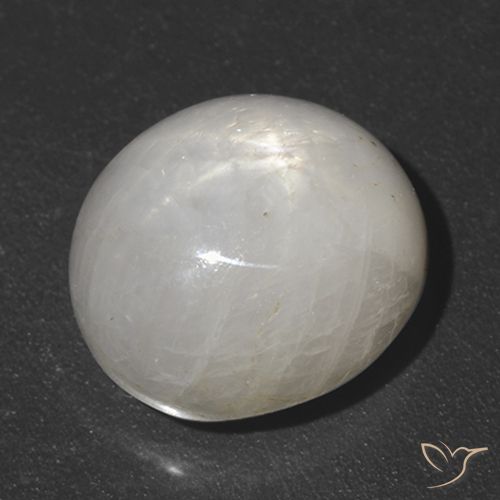 5.52ct Natural Gris muy claro Zafiro estrella, Ovalada, Opaco