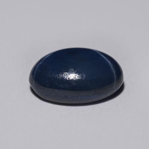 Zafiro estrella Azul crepúsculo natural de 1.30 ct, Corte Óvalo, Translúcido