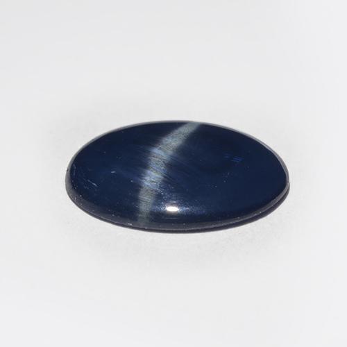 Zafiro estrella azul natural de 2,25 ct, corte óvalo, translúcido