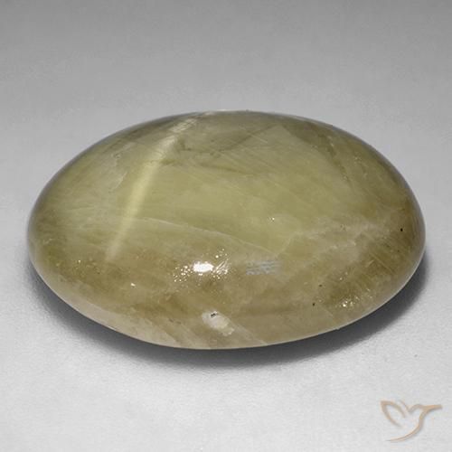 Zafiro estrella Amarillo terroso natural de 44.94 ct, Ovalada, Opaco
