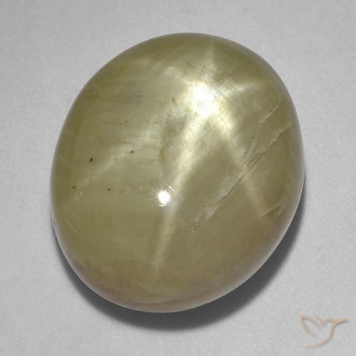 30.01ct Natural Amarillo dorado Zafiro estrella, Ovalada, Opaco