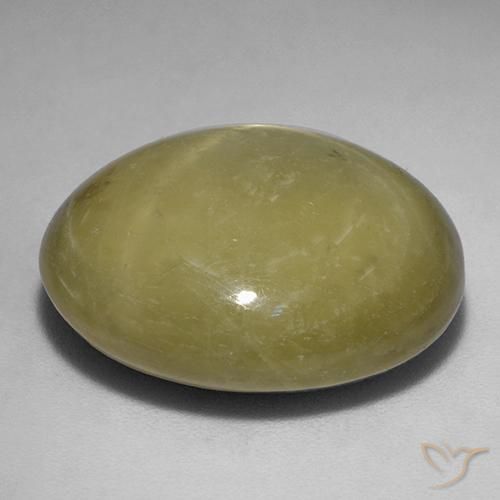 Zafiro estrella Amarillo dorado natural de 30.19 ct, Ovalada, Opaco