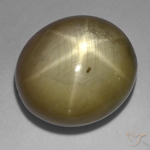 Zafiro estrella Oro natural de 76.37 ct, Ovalada, Opaco