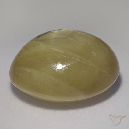 Zafiro estrella Amarillo dorado natural de 28.87 ct, Ovalada, Opaco
