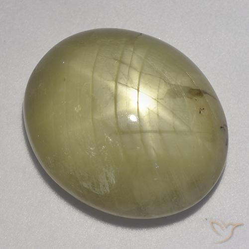 23.11ct Natural Amarillo neutral Zafiro estrella, Ovalada, Opaco