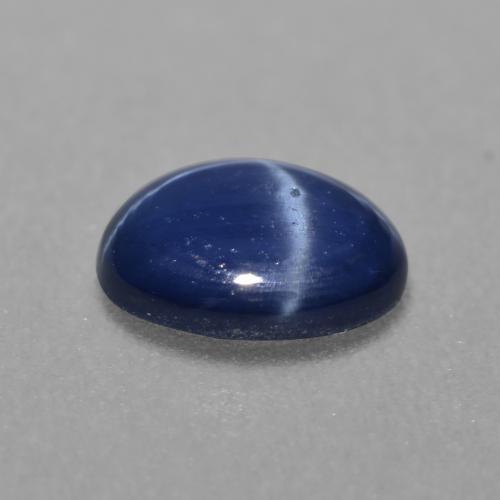 Zafiro estrella Azul marino natural de 1.03 ct, Corte Óvalo, Translúcido