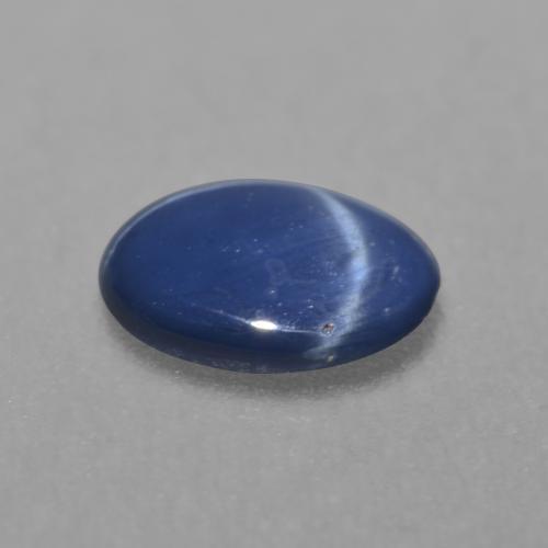 Zafiro estrella Azul marino natural de 0.80 ct, Corte Óvalo, Translúcido